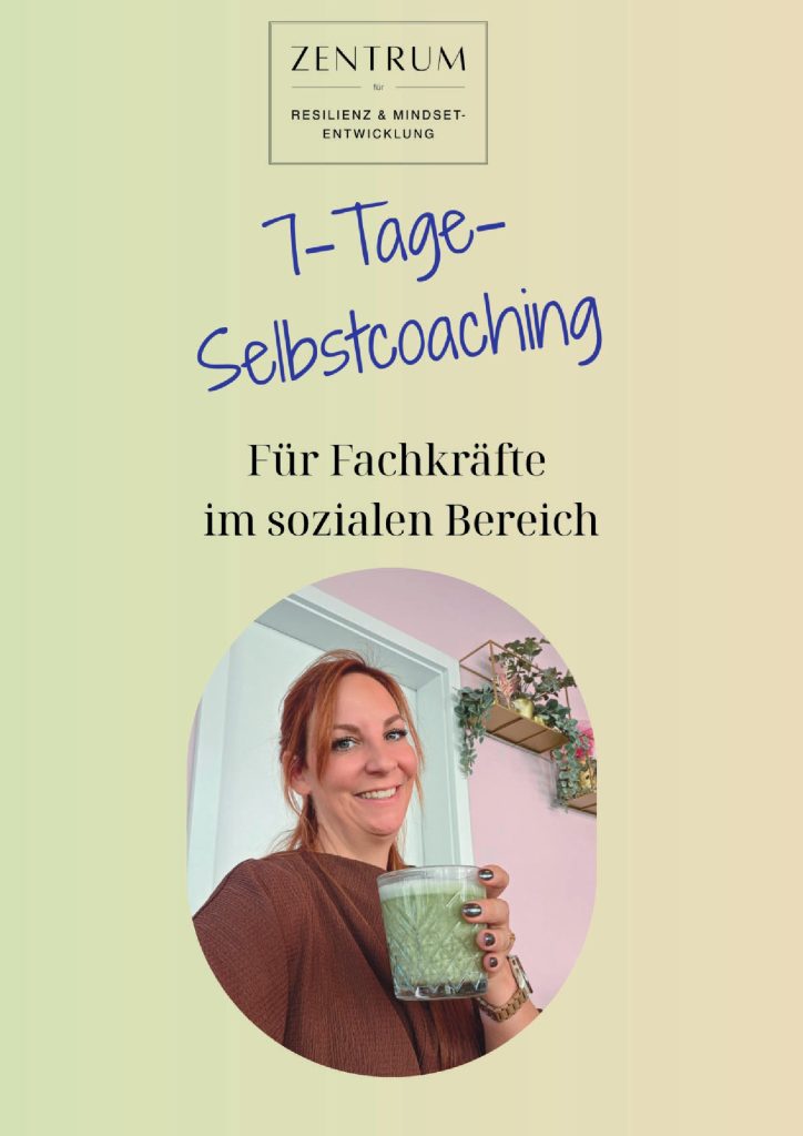 Cover des 7-Tage-Selbstcoachings für Fachkräfte im sozialen Bereich